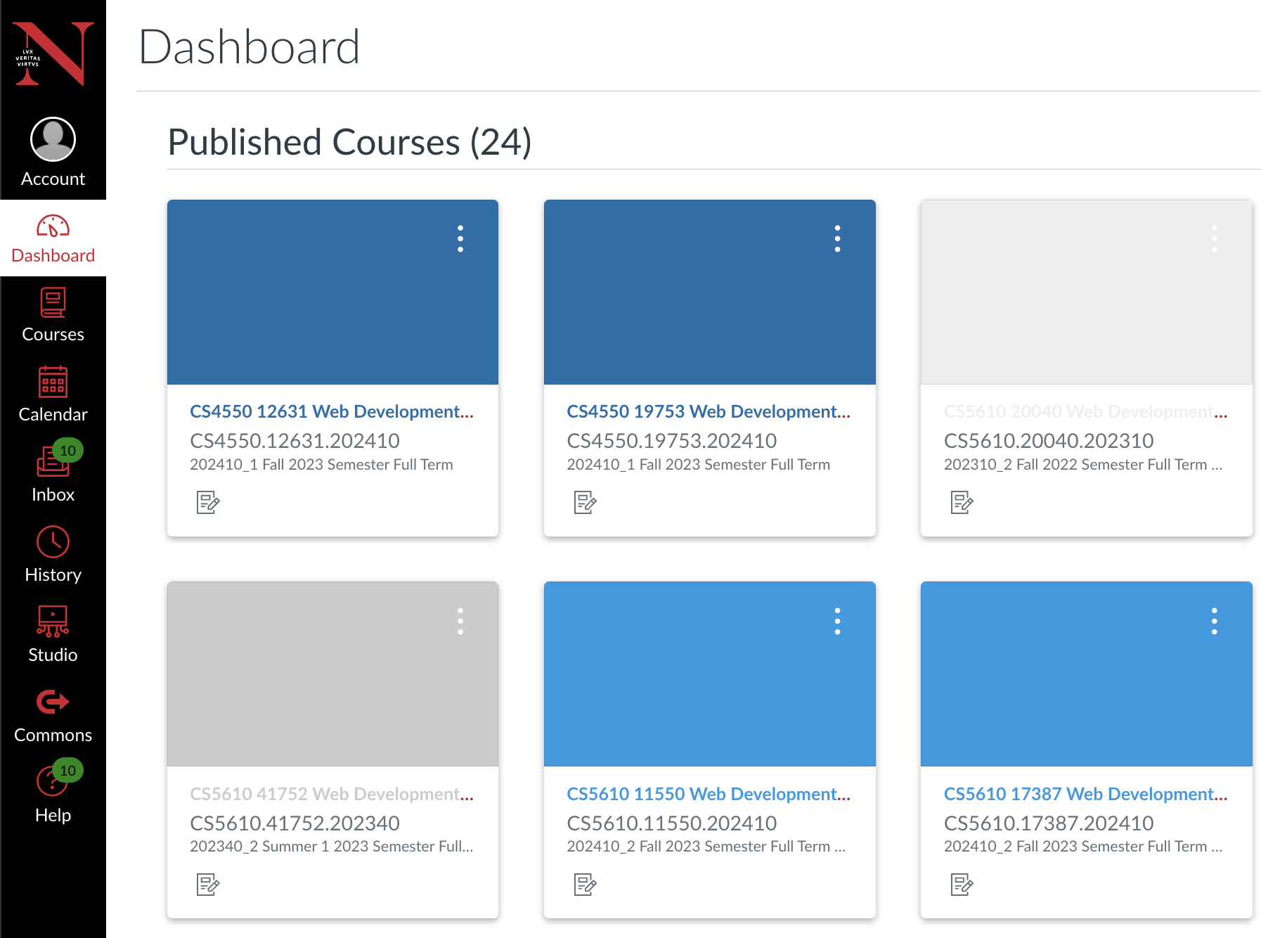 Kambaz Dashboard target screenshot